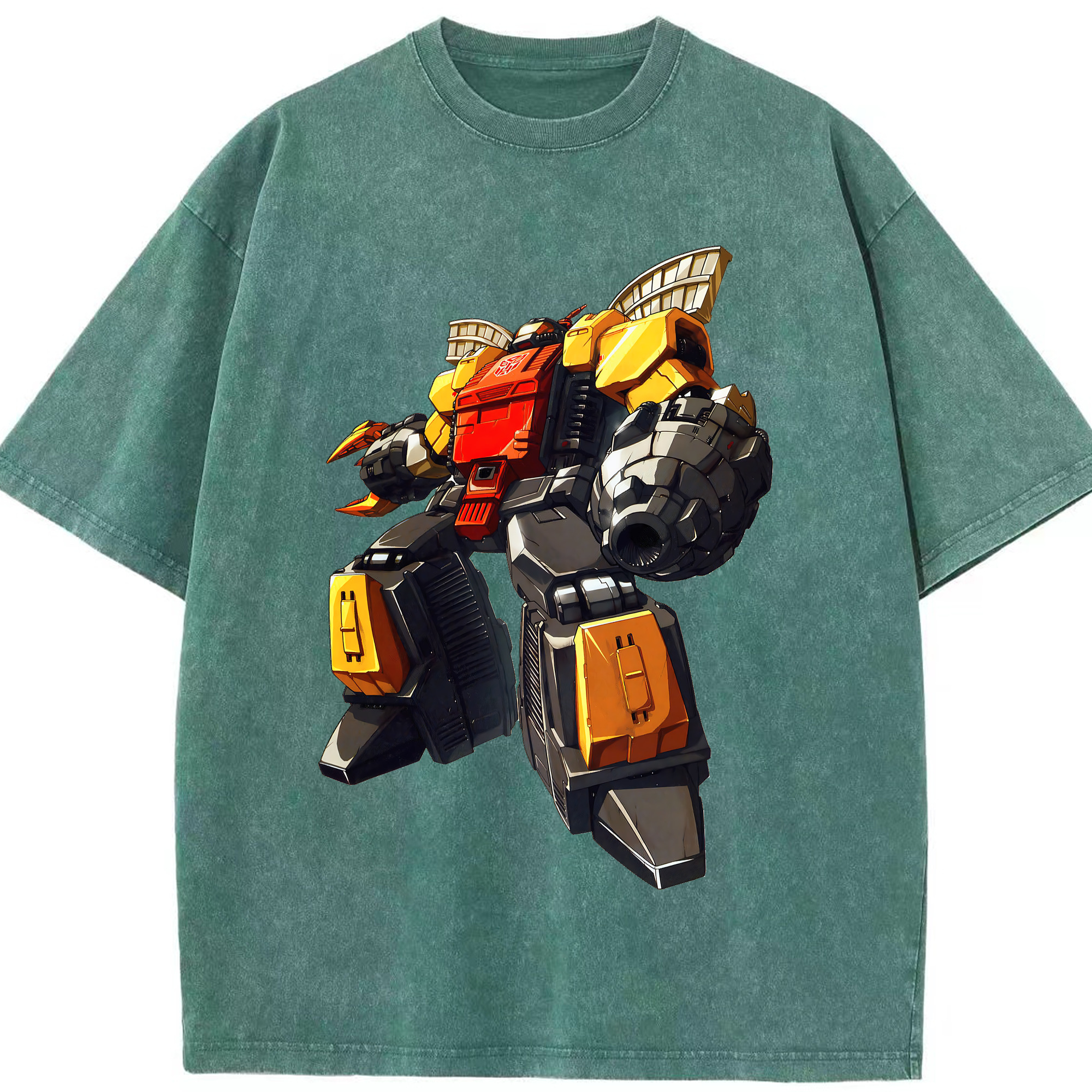 （画像用） Transformers トランスフォーマー 綿100% ヴィンテージ風 半袖Tシャツ（フロントプリント）